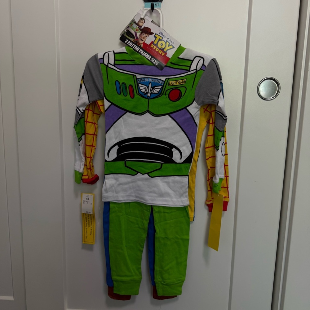 NWT! Buzz Lightyear Kids Costume 2 set pajamas